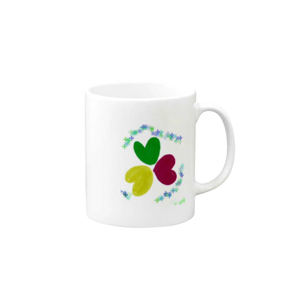 kazucchiのheart Mug :right side of the handle