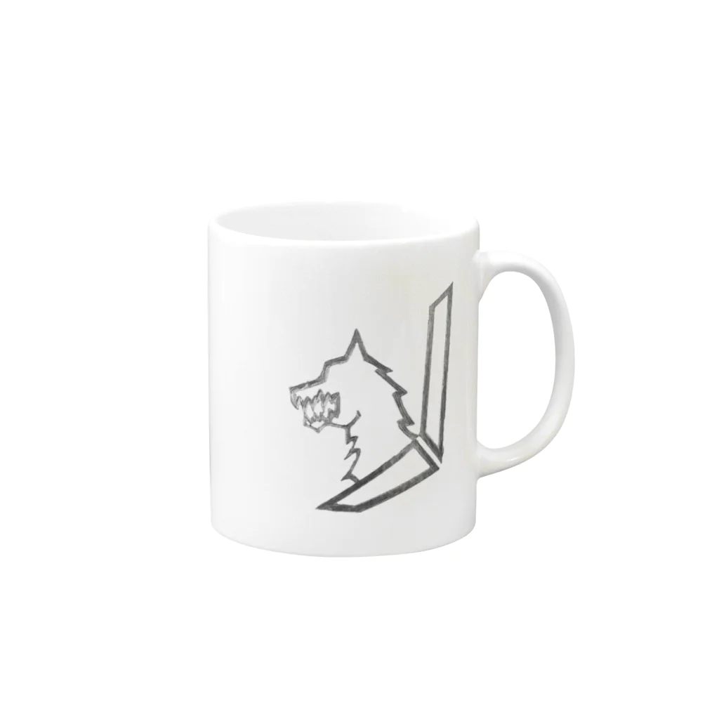 LIMITのLIMIT  Mug :right side of the handle