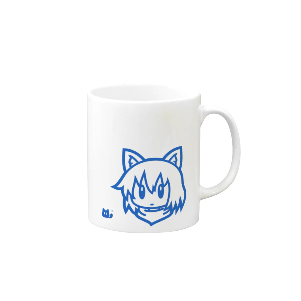 やぷらすのるり色やぷこ Mug :right side of the handle