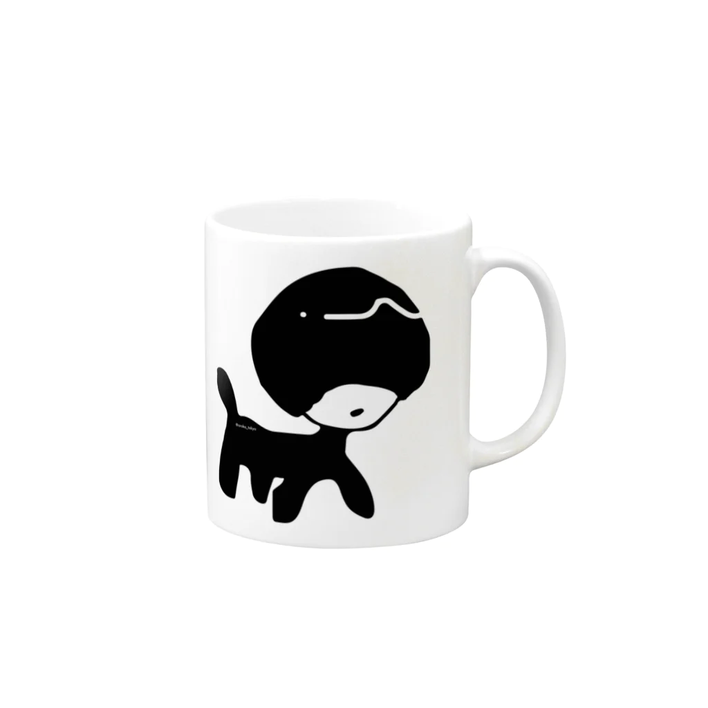 OROKAのあるきのこ Mug :right side of the handle