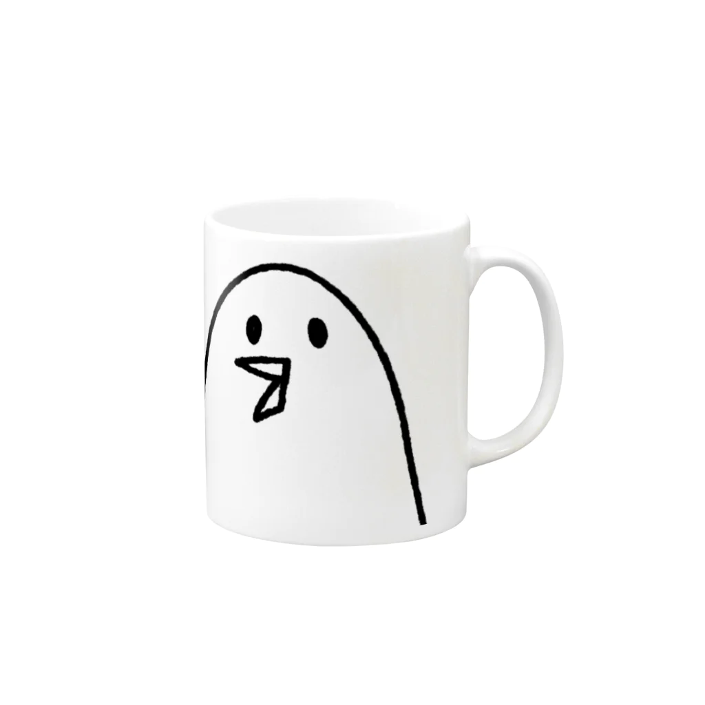 おーじの近いトリ Mug :right side of the handle