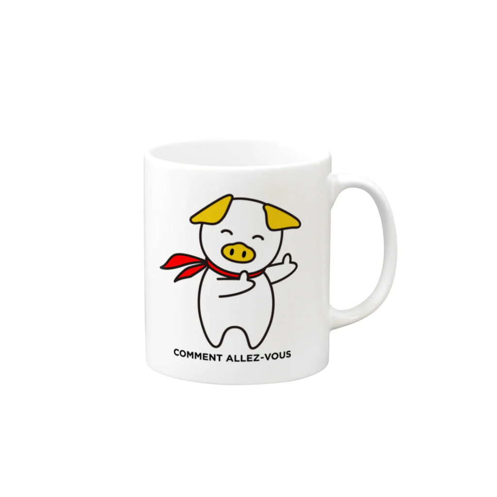 コマンタレブーのコマンタレブー Mug :right side of the handle