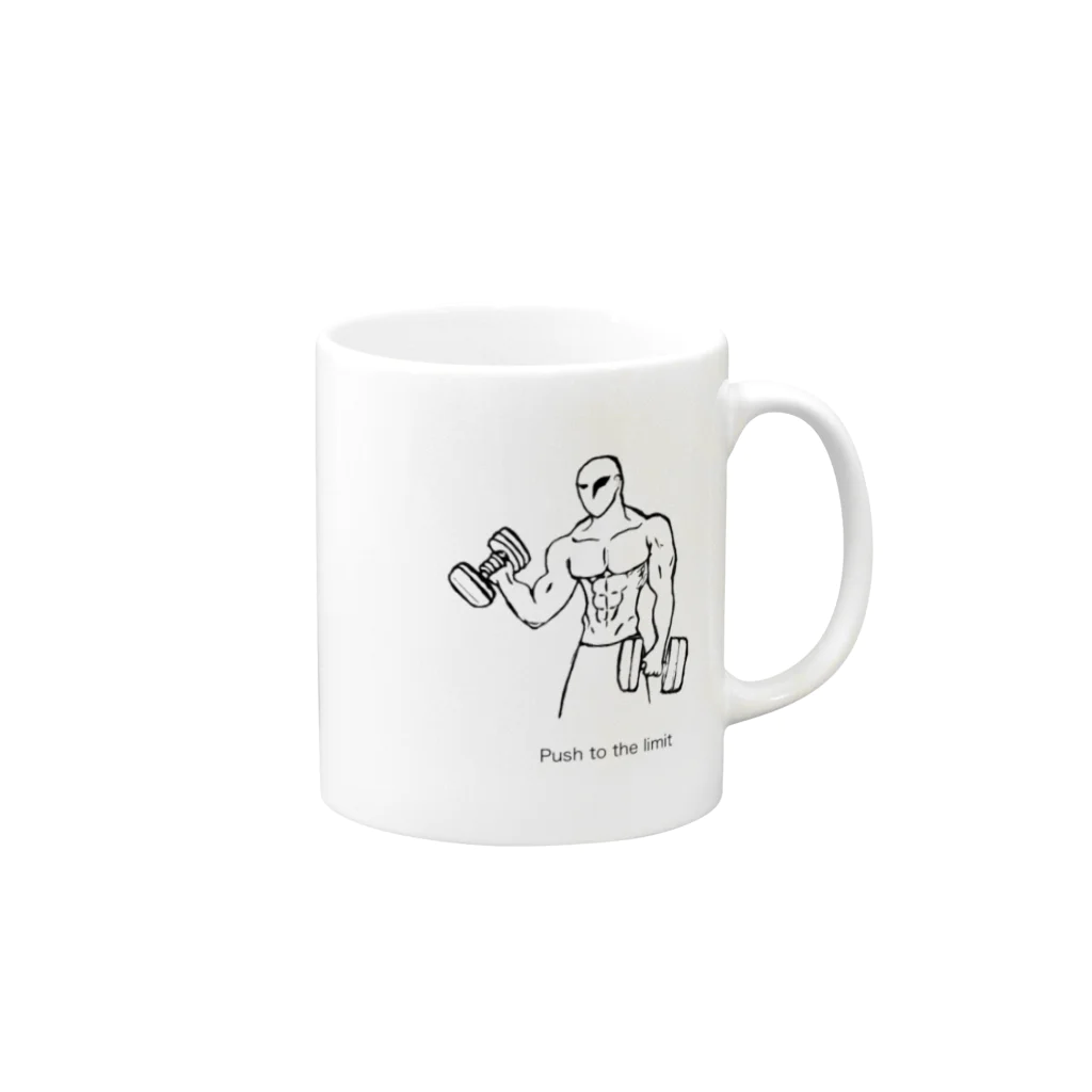 LIMITのLIMIT トレーニング Mug :right side of the handle