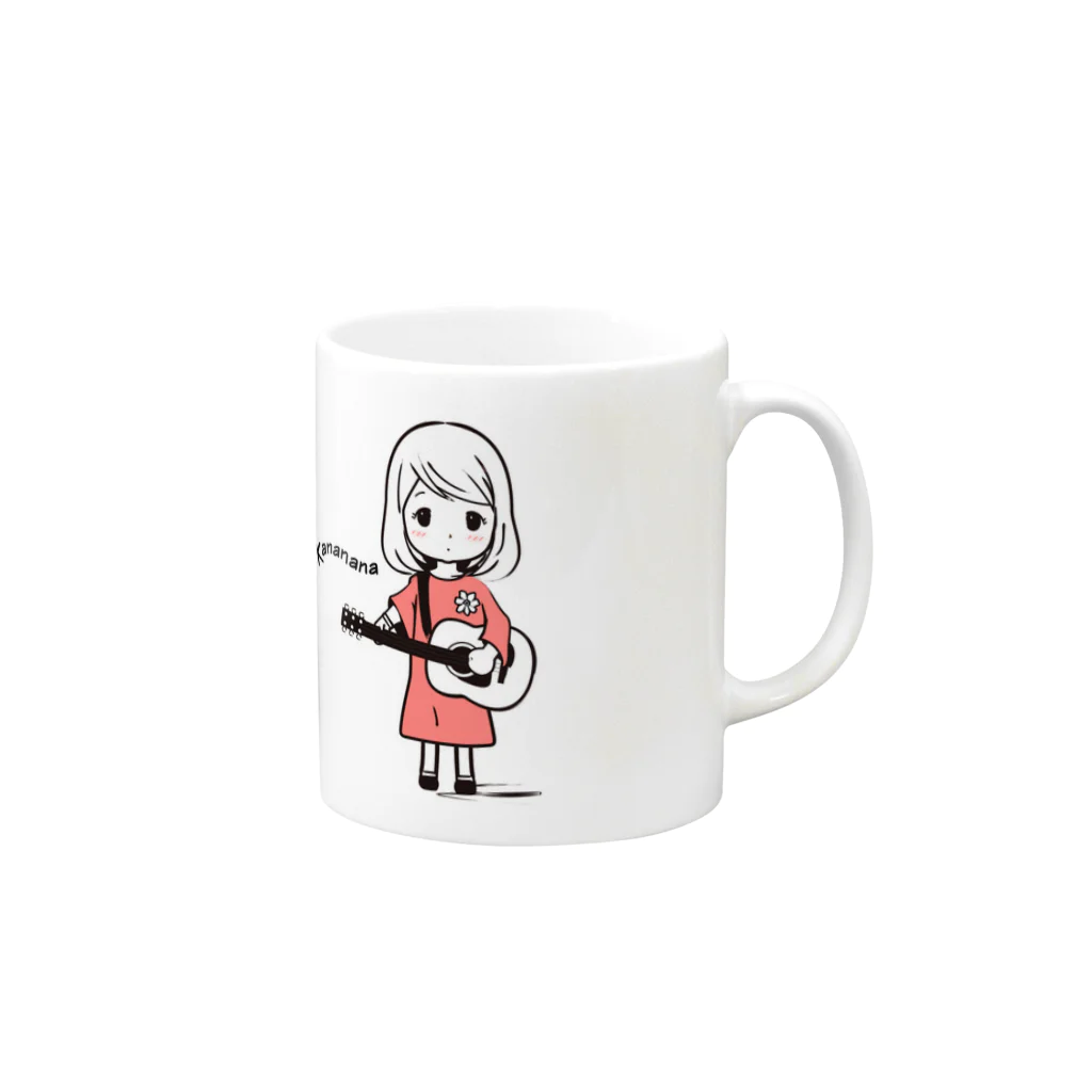 かなななオリジナルグッズご購入ページ（仮）のかなななオリジナルグッズ Mug :right side of the handle