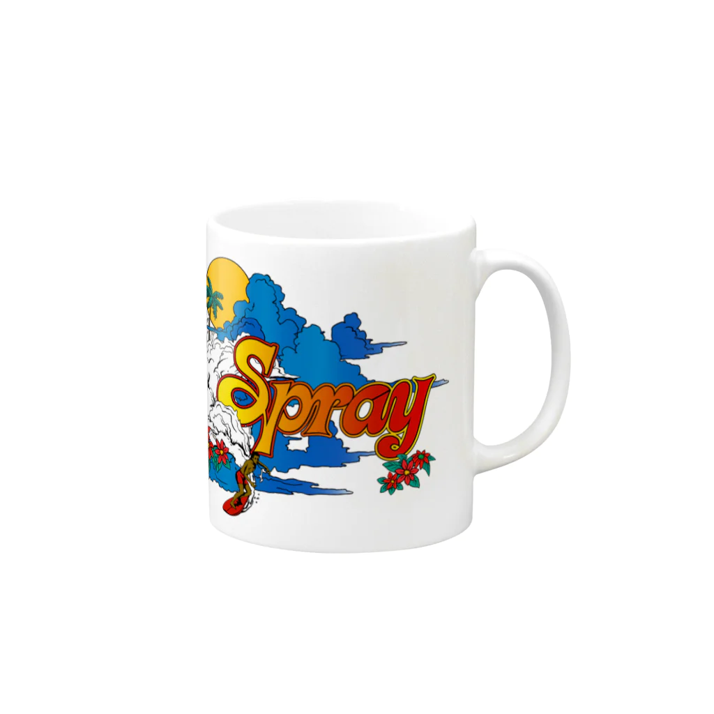 JOKERS FACTORYのSPRAY Mug :right side of the handle