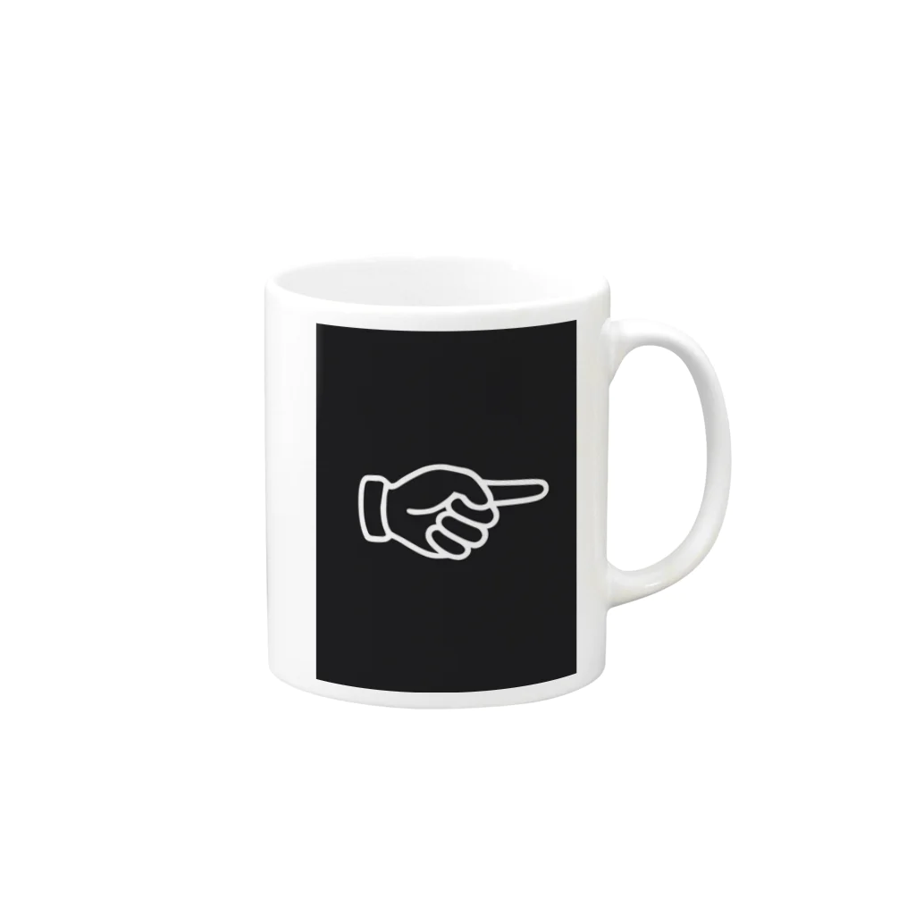 zoomzのこちら Mug :right side of the handle