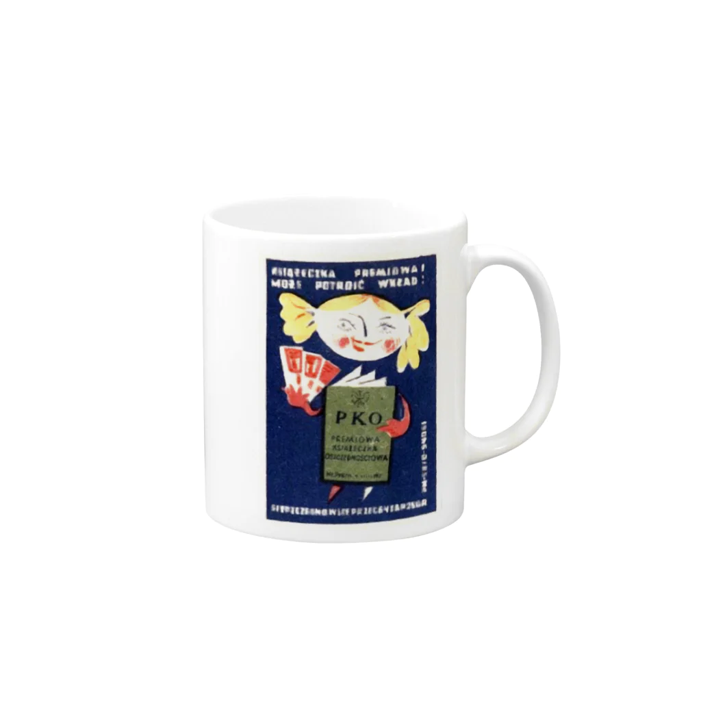 Shop imuhataのレトロシリーズ 8 Mug :right side of the handle