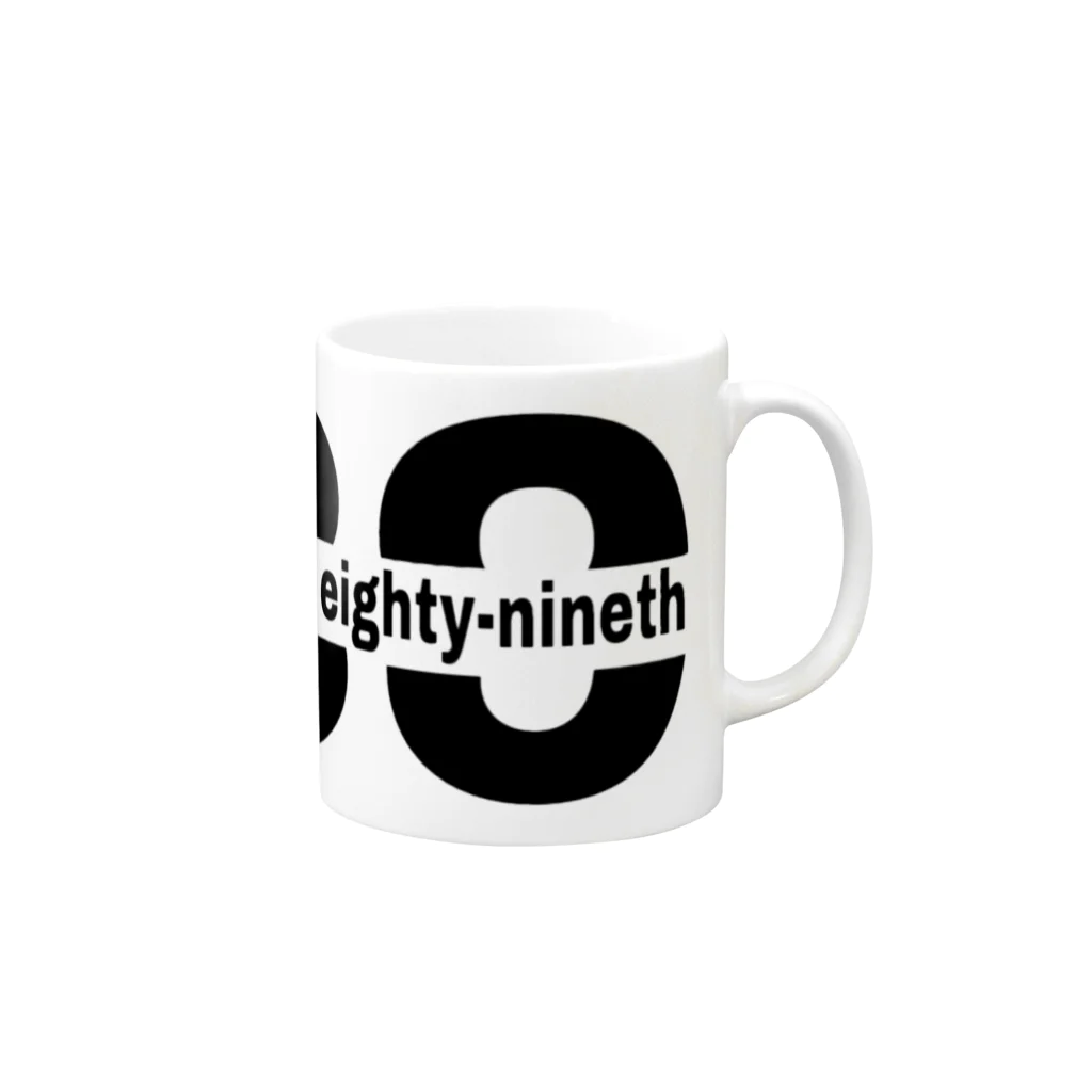 789（seven hundred and eighty-ninethのseven hundred and eighty-nineth Mug :right side of the handle