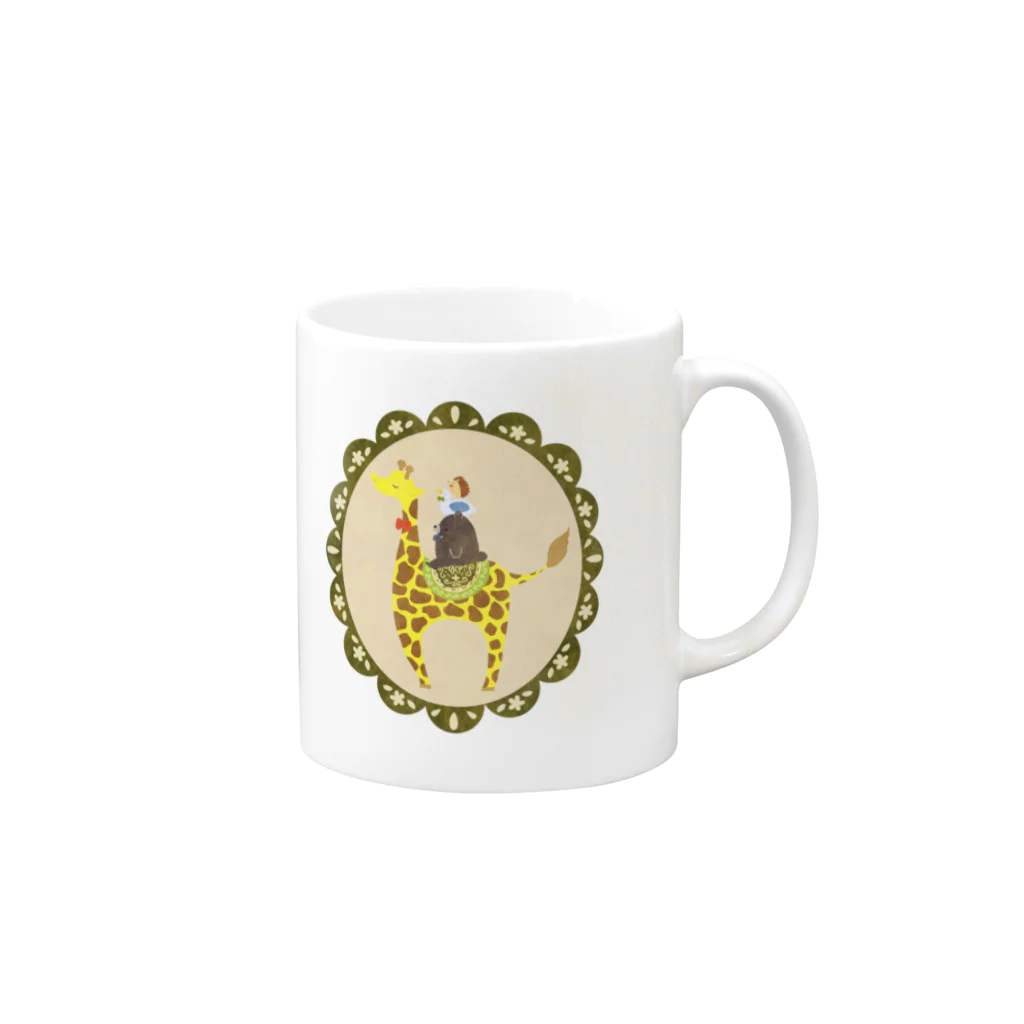 三女の森のブレーメン Mug :right side of the handle