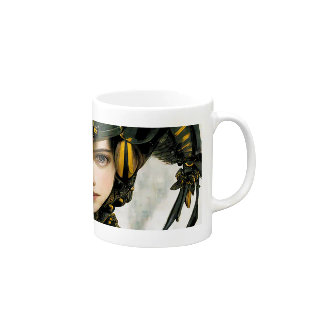 Valkyrie Arsenal（doll・かわいいアイテム)のFantasy:06 Queen Bee(女王蜂A) Mug :right side of the handle