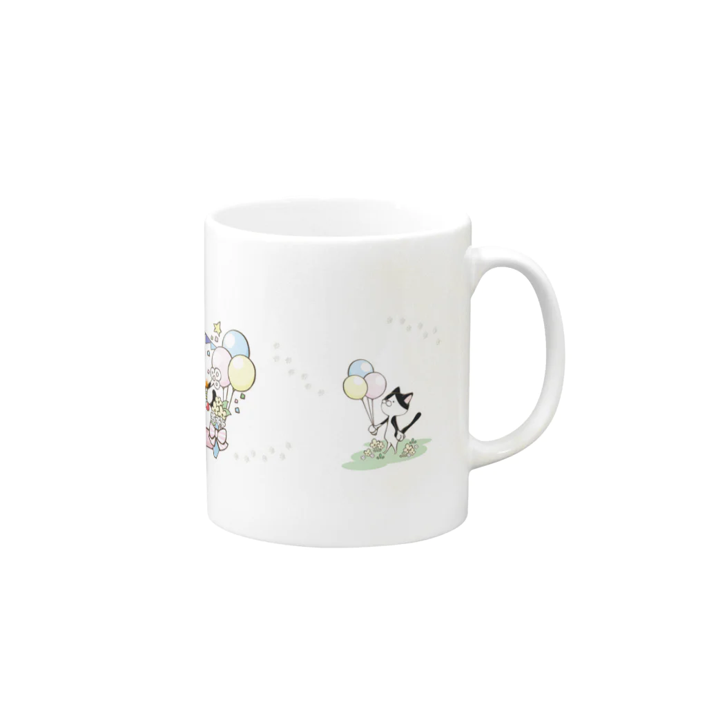 Hedgehog☆のつなさん Mug :right side of the handle