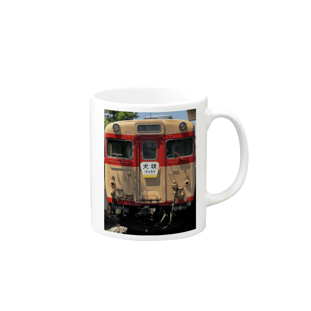 jf_railwayのいすみ鉄道キハ28グッズ Mug :right side of the handle