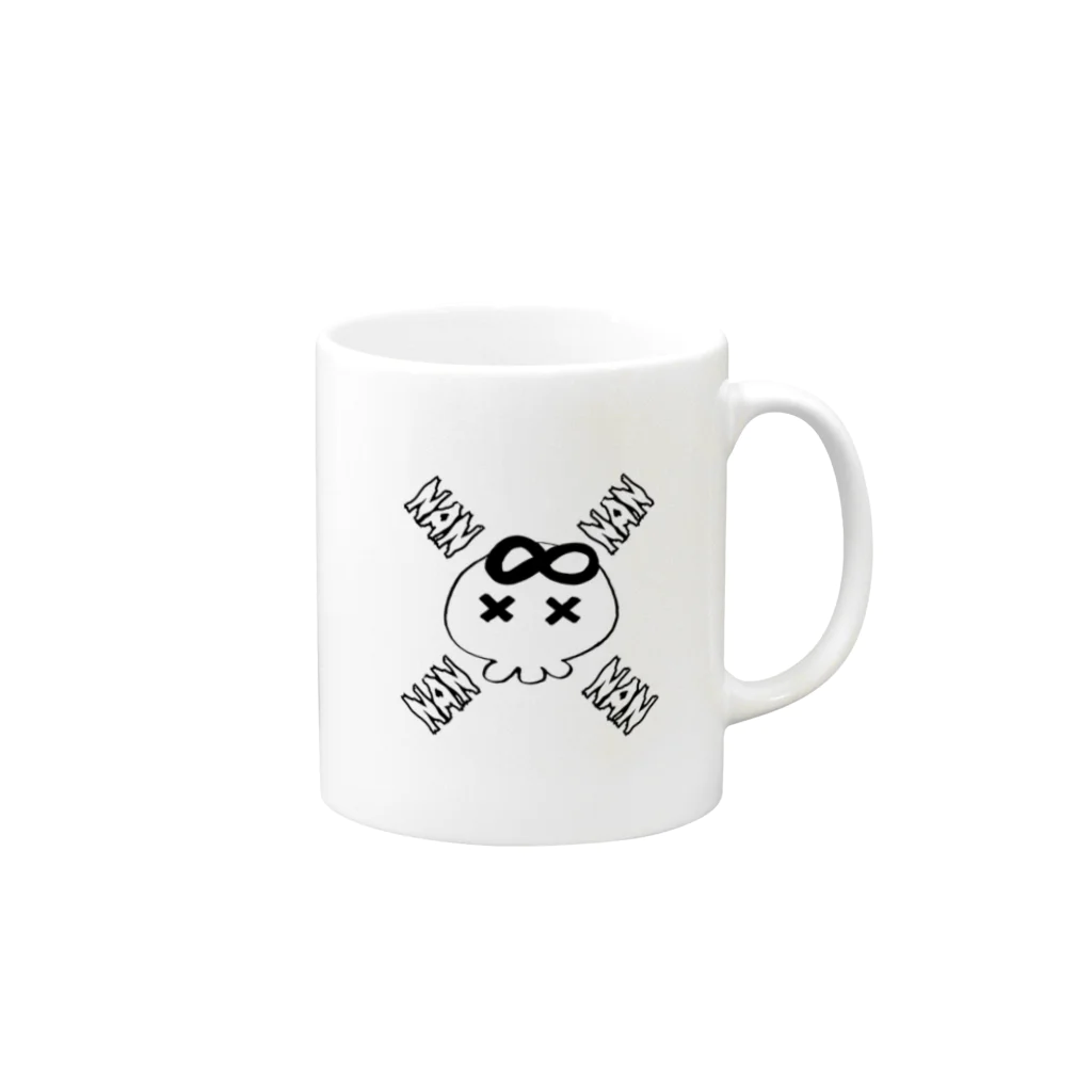 MUGEN∞NanのMUGENちゃん Mug :right side of the handle