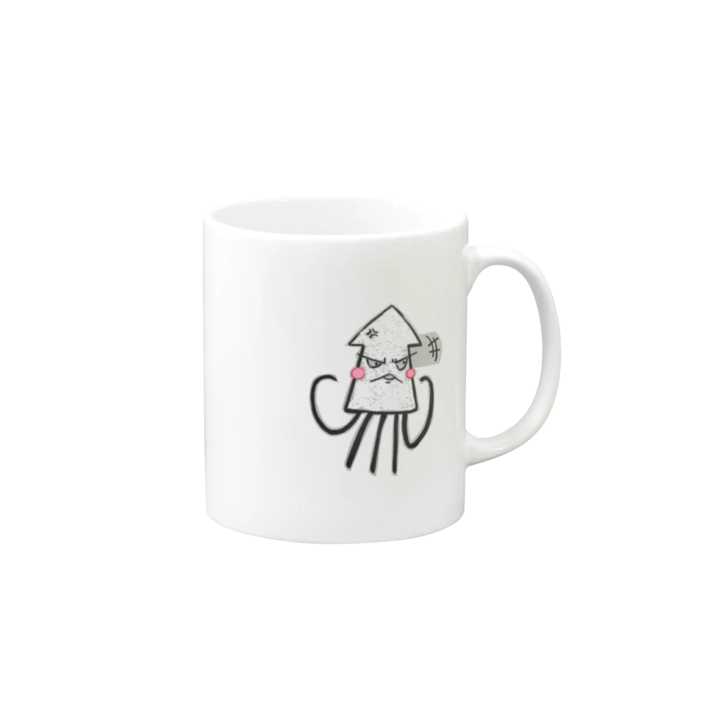 carry77のいかーる星人 Mug :right side of the handle