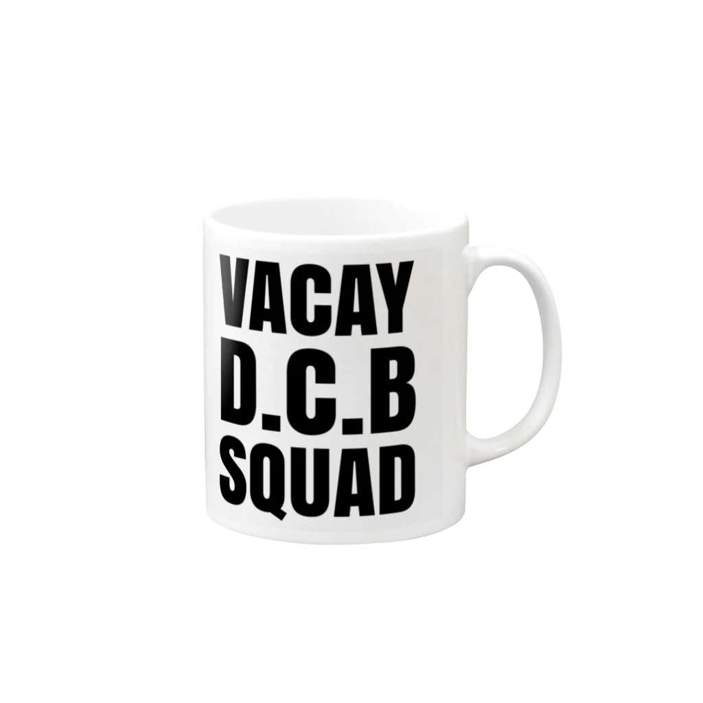 VACAYのD.C.B SQUAD マグカップの取っ手の右面