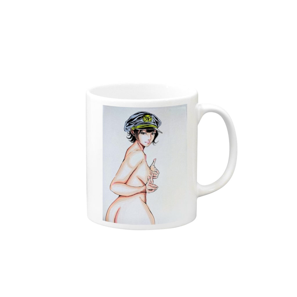 ヒトディランの死刑💗 Mug :right side of the handle