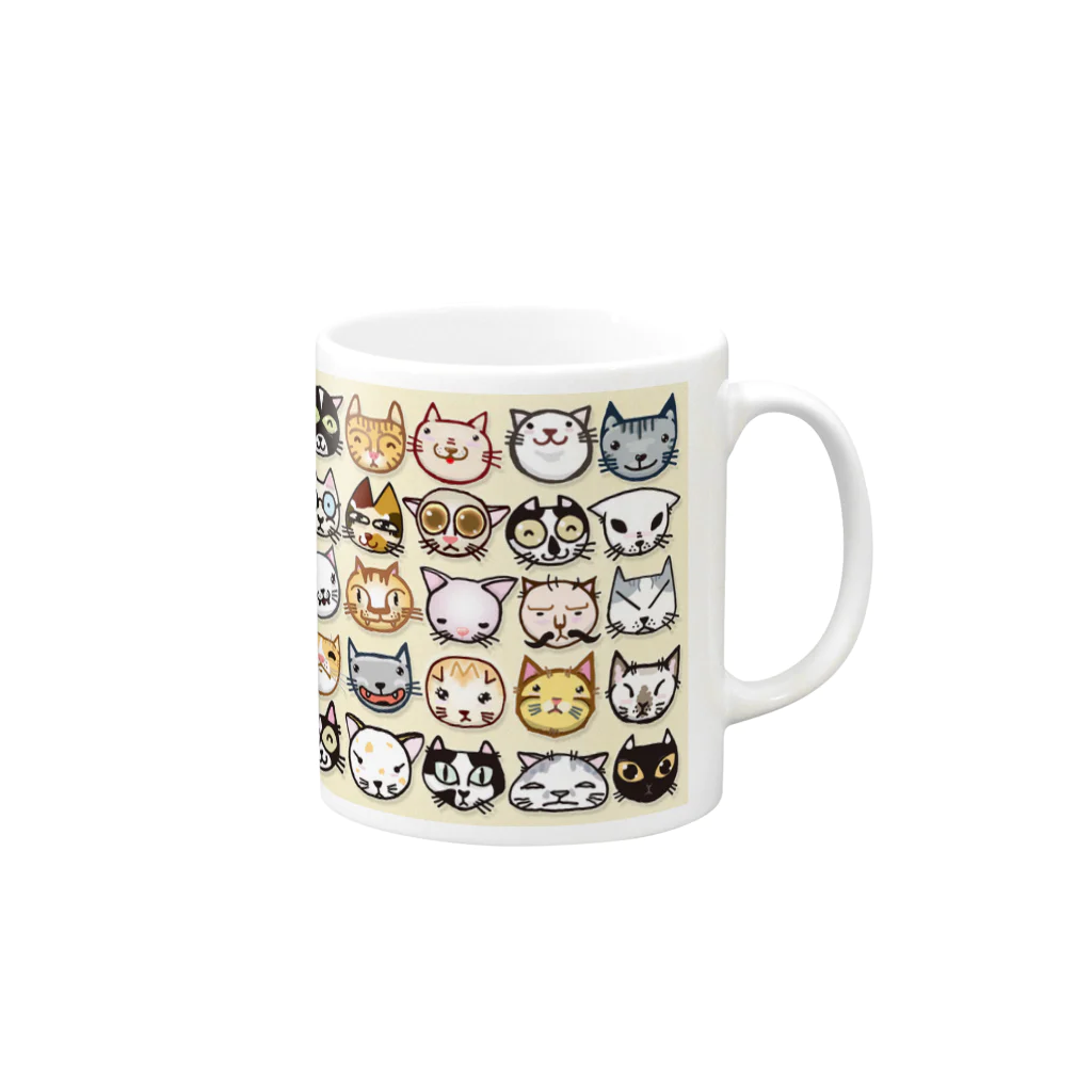 Yoshisyanの25にャン相 Mug :right side of the handle