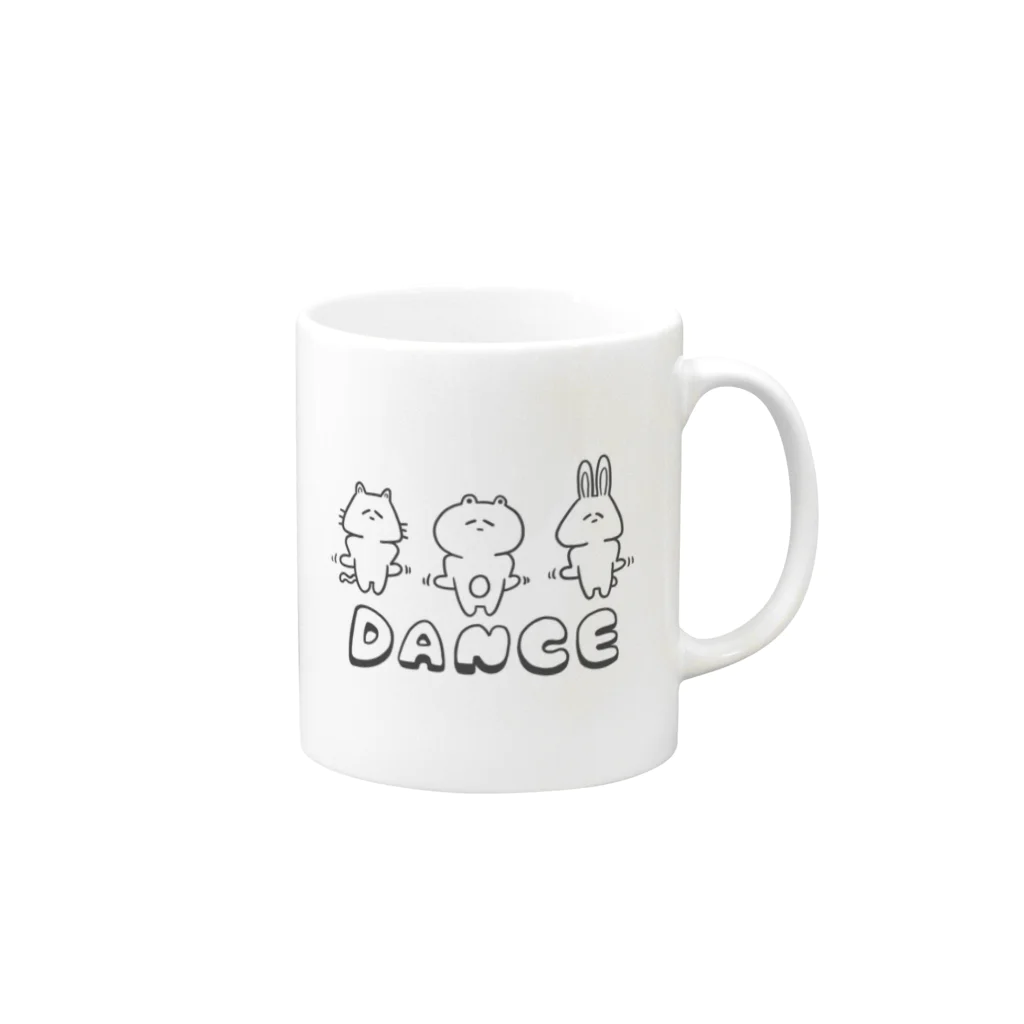 ぶんたったのDANCE Mug :right side of the handle