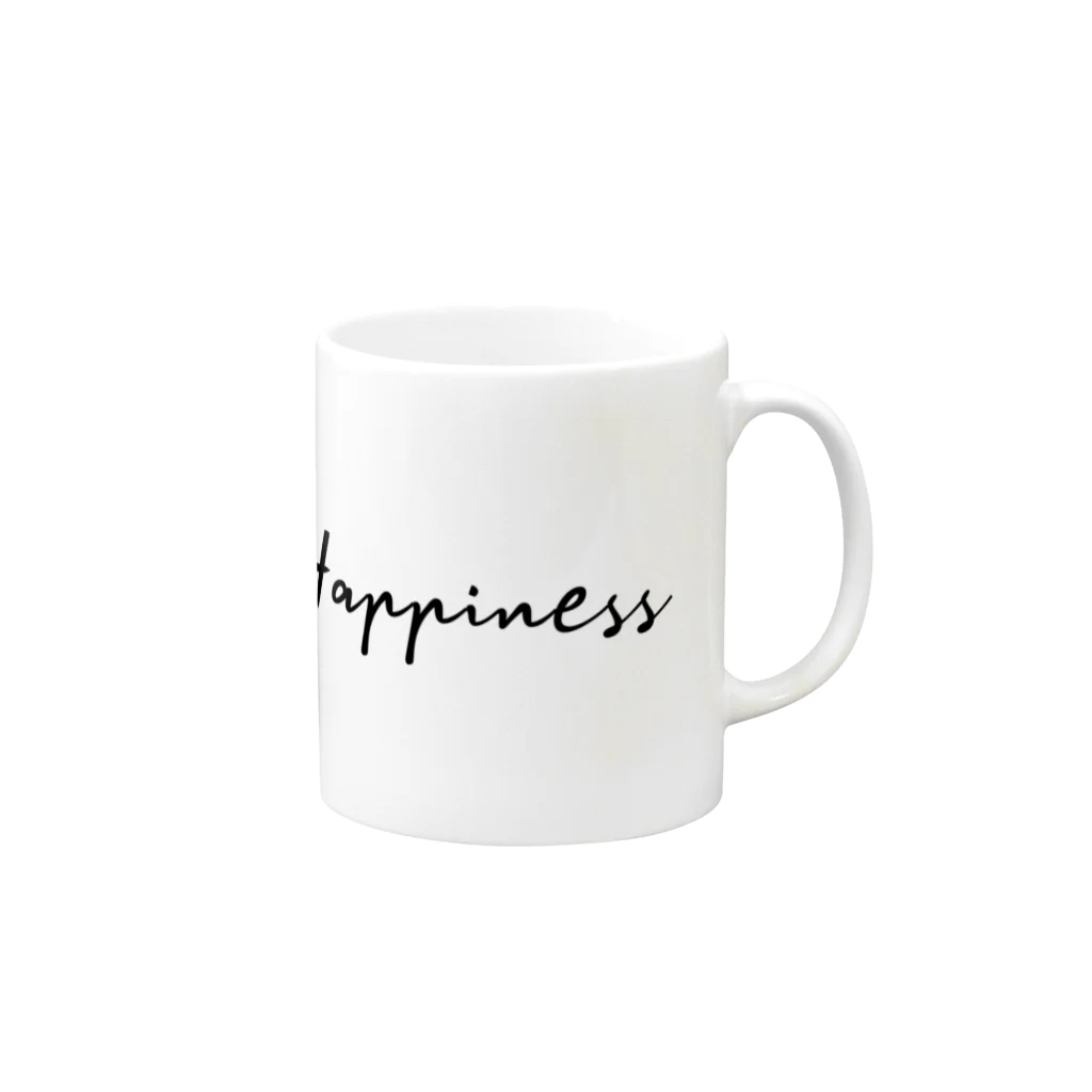 One:HappinessのOne:Happiness　ロゴデザイン 머그컵の取っ手の右面