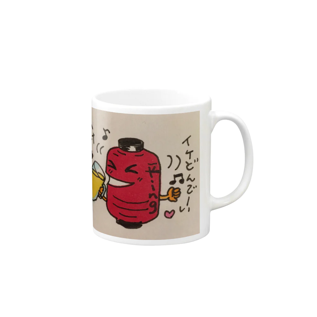 はるのみせの呑兵衛な赤提灯 Mug :right side of the handle