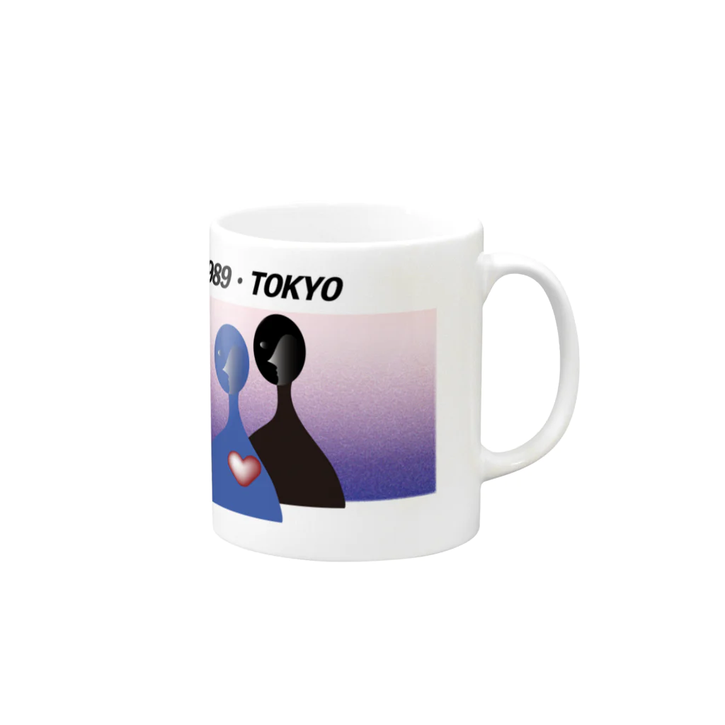 膝舐め・ショッピングセンターの1989・東京〜Season2〜 Mug :right side of the handle