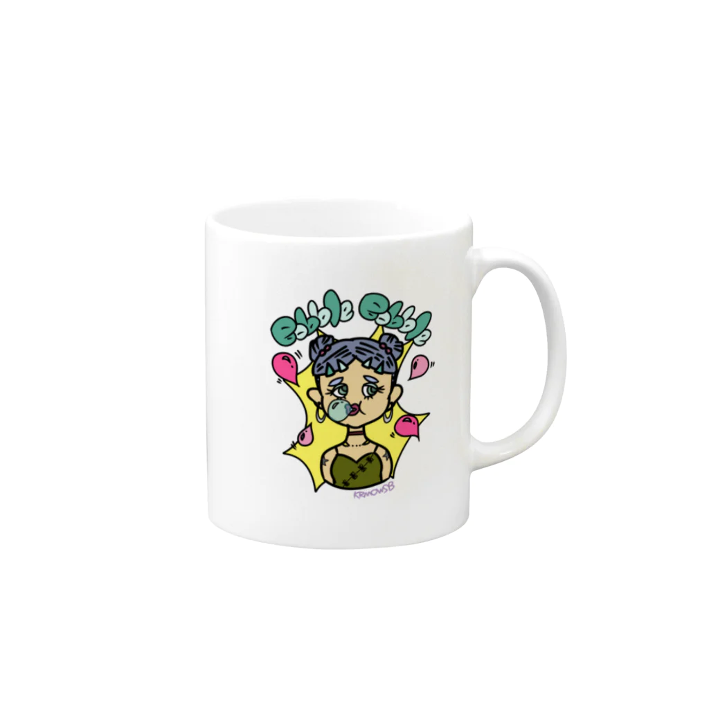 KurumiのBobble Bobble Mug :right side of the handle