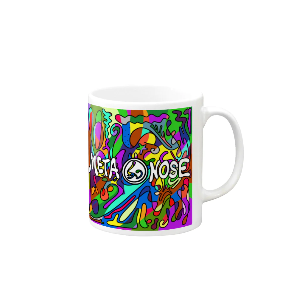 I AM METANOのMETANOSE COLORFUL 1 Mug :right side of the handle