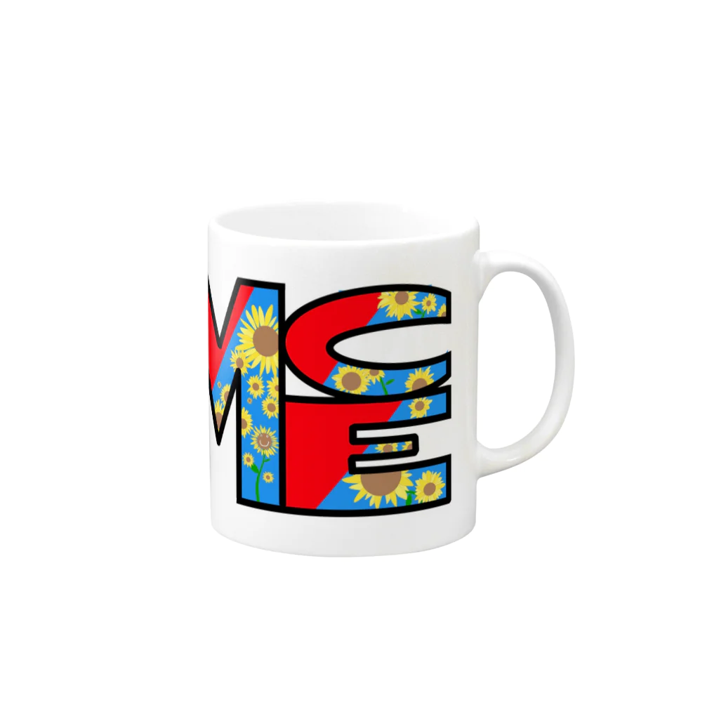 sukasuka-tantanのmachuEku (MCE) series Mug :right side of the handle