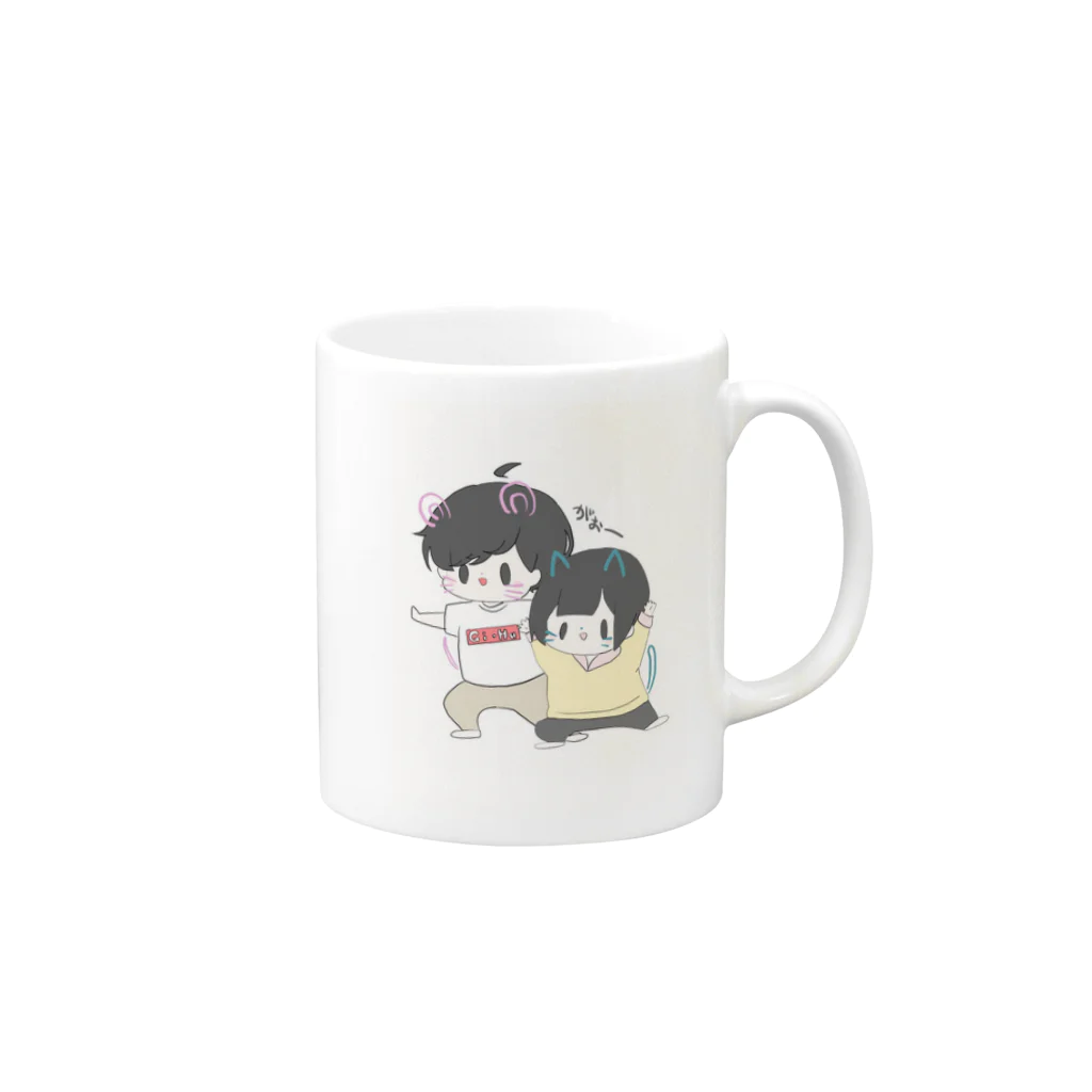 ぎふ之助のぎふりら Mug :right side of the handle