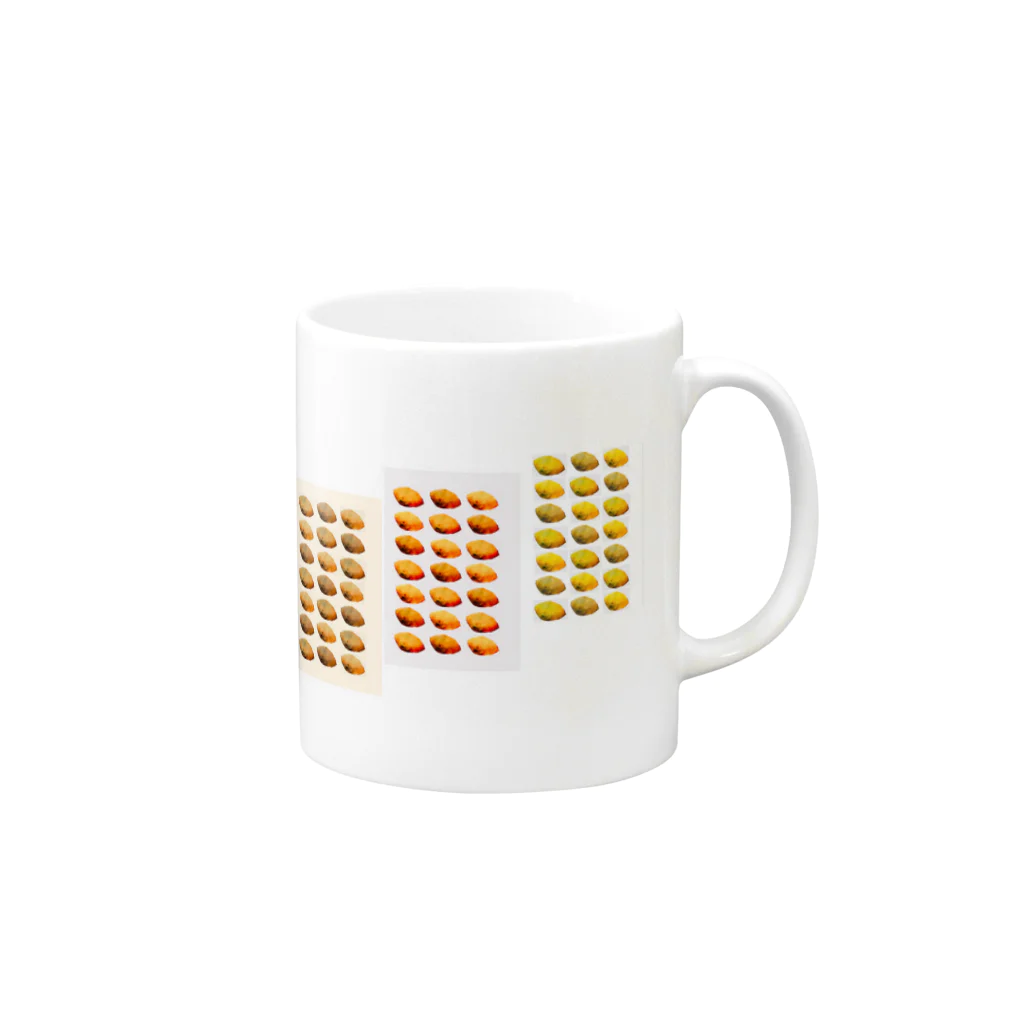 プロフィール内のサイト様もお願いいたしますのレモン  三色  水彩画 Mug :right side of the handle