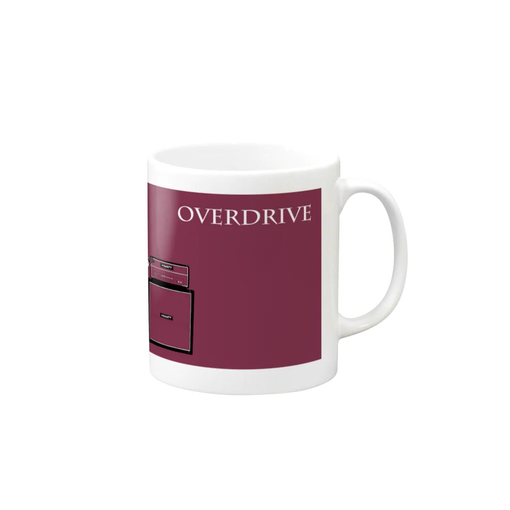 CenturyToysのOVER DRIVE Mug :right side of the handle