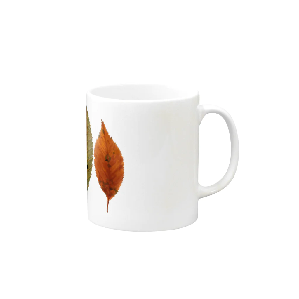 Jennya/イラストのFall Vibes 2🍁 Mug :right side of the handle