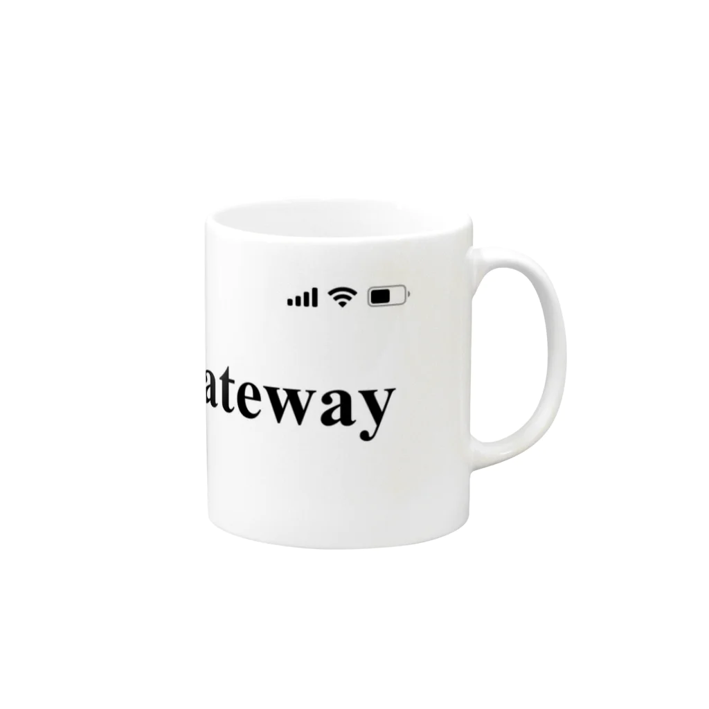 鯖落ちショップの502 Bad Gateway Mug :right side of the handle