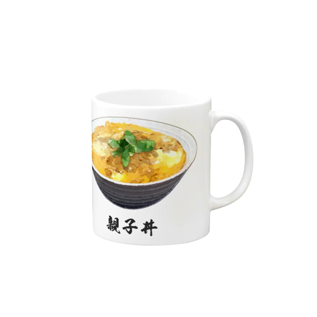 脂身通信Ｚの親子丼_220911 Mug :right side of the handle