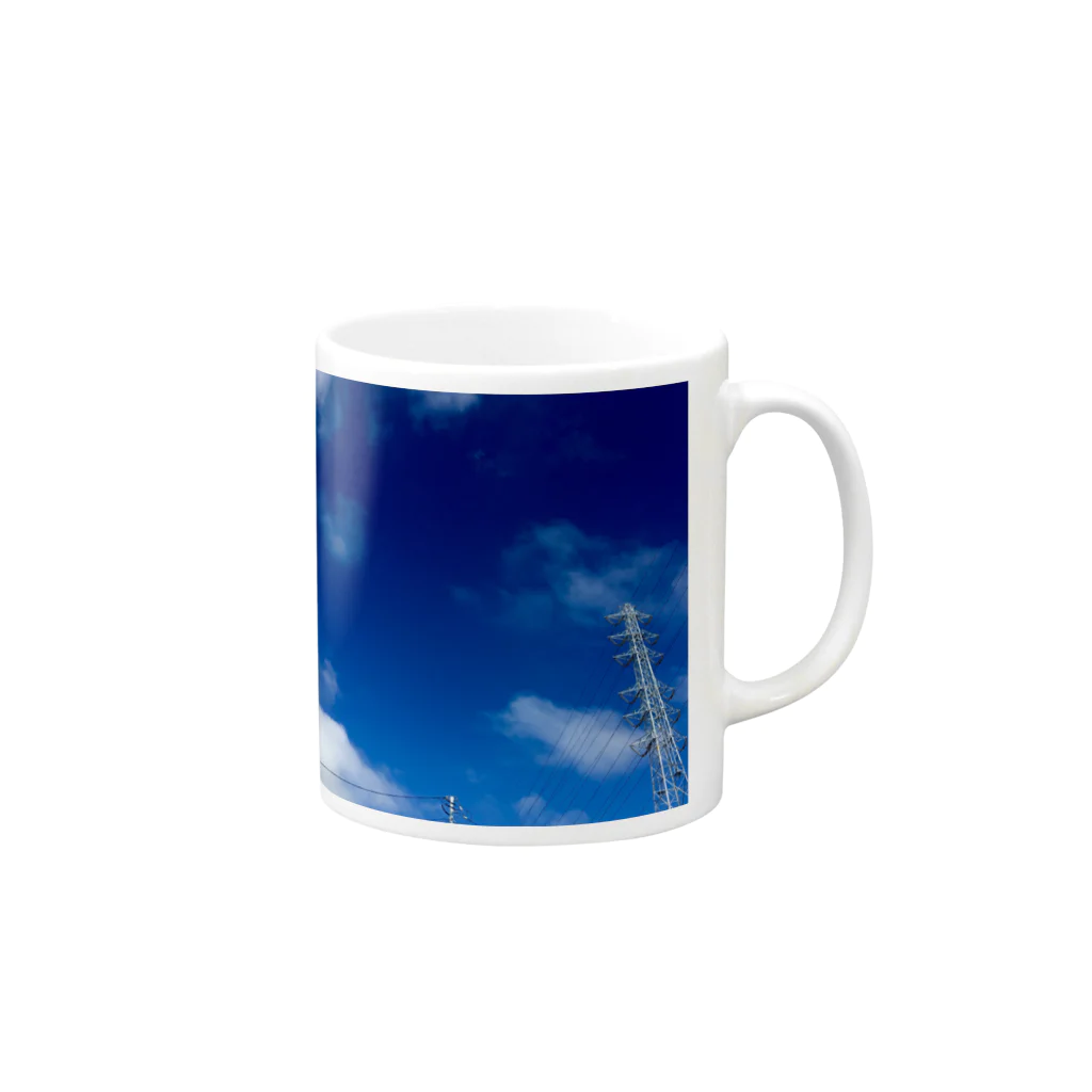 ikutomの夏空 Mug :right side of the handle