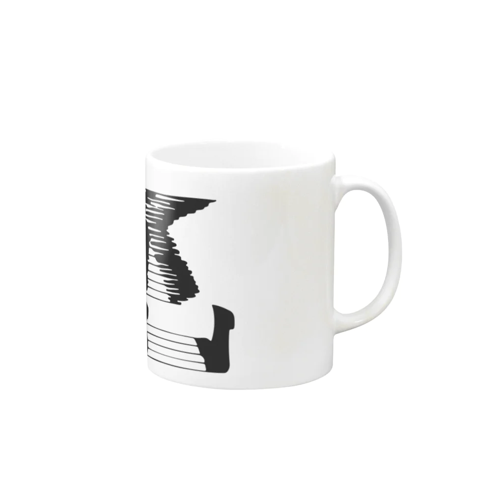 YTRのTHE ONE Mug :right side of the handle