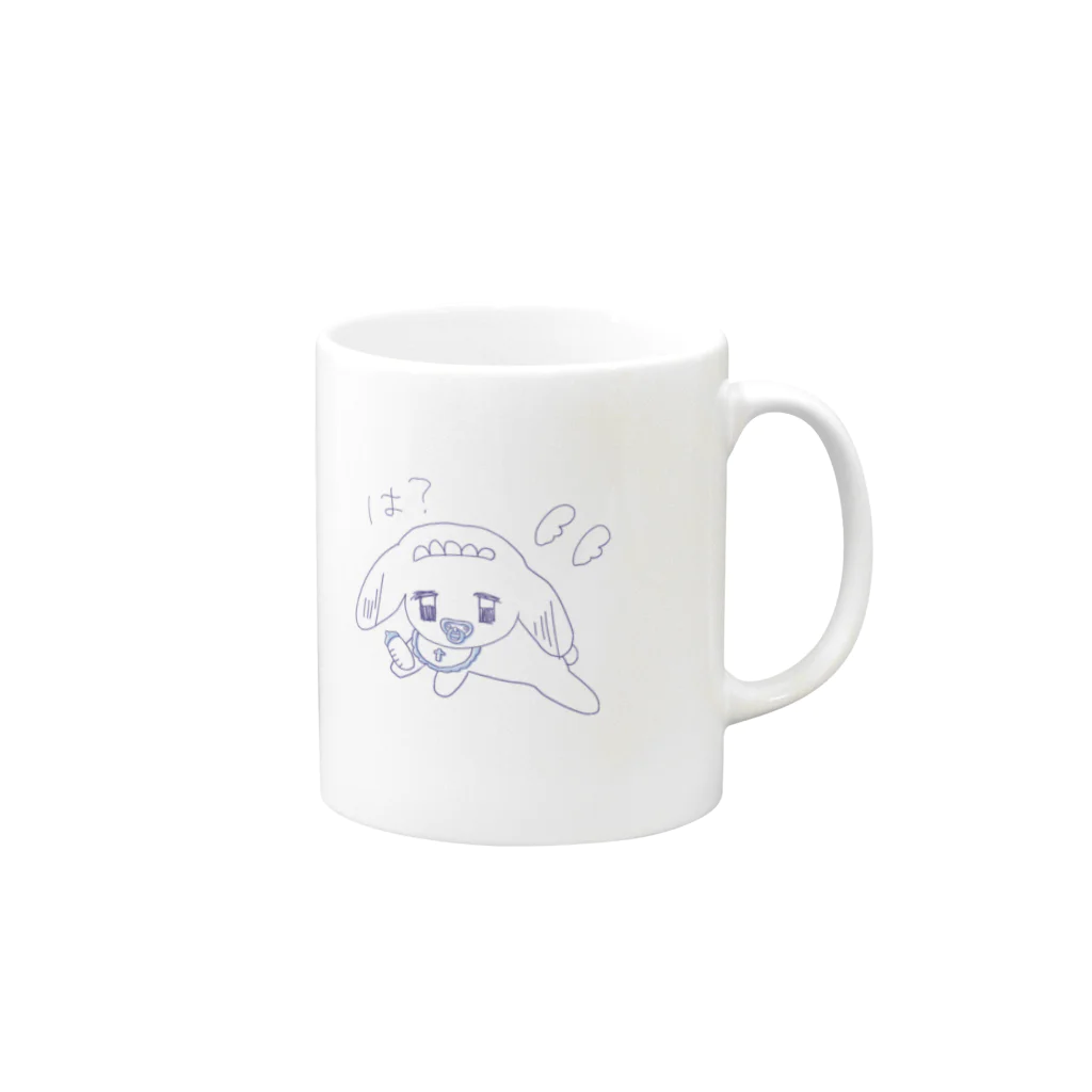 kodo_kodoの変な動物の赤ちゃん Mug :right side of the handle