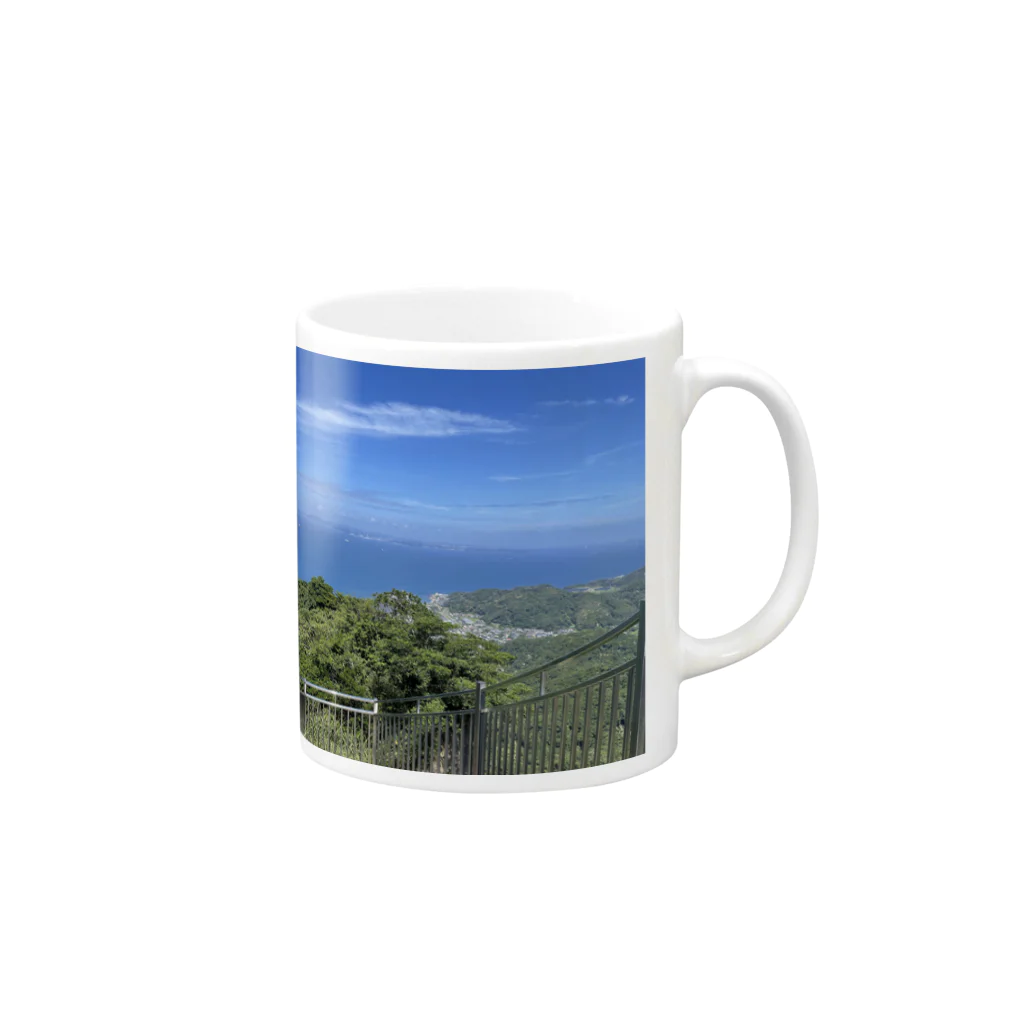 霧神彼方の大自然 Mug :right side of the handle