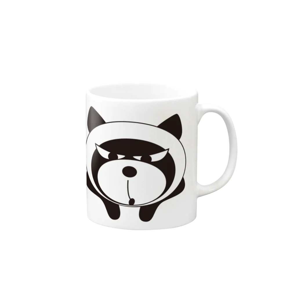 Shop Syon PinのMUSINAくん Mug :right side of the handle