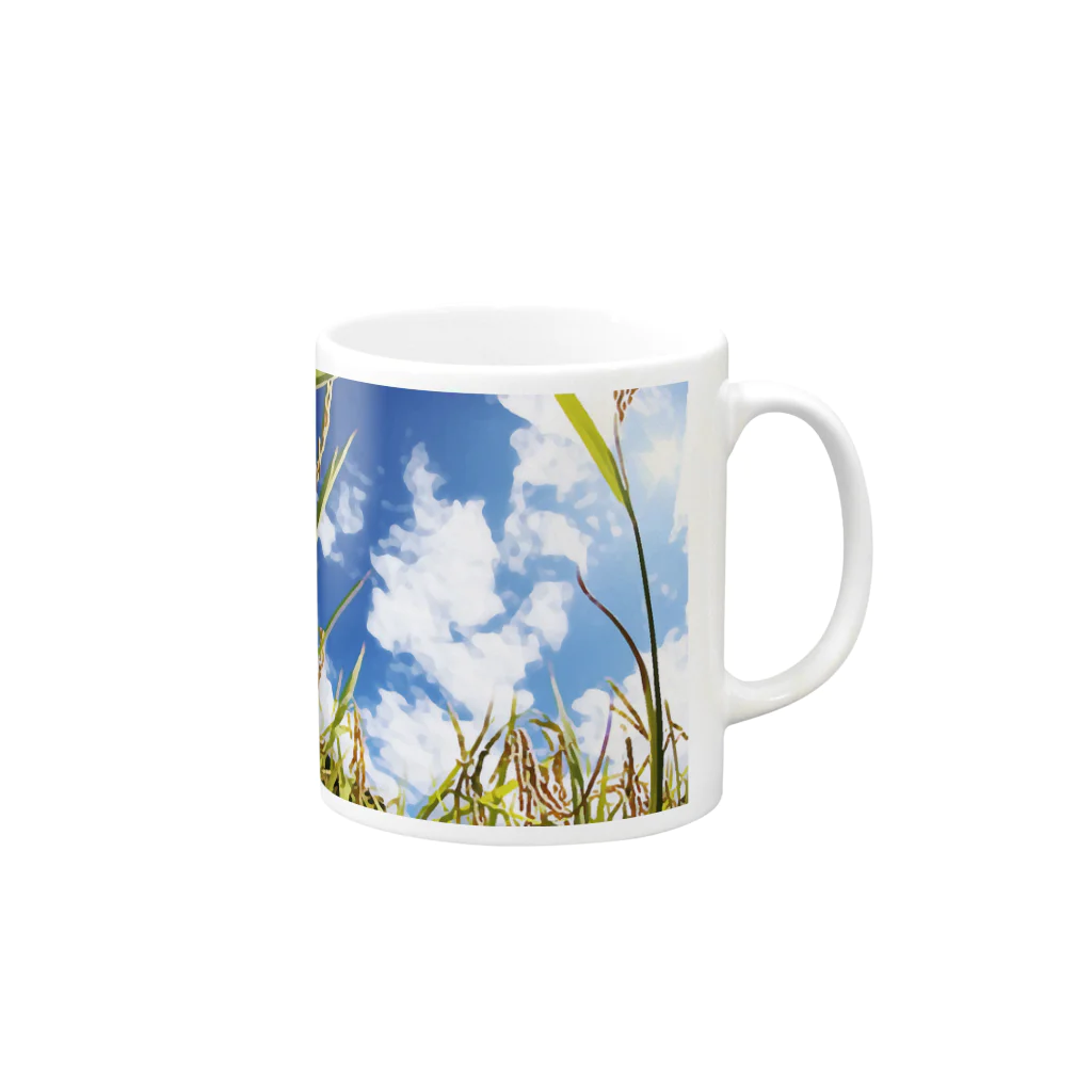 好きなものショップの植物1号 Mug :right side of the handle