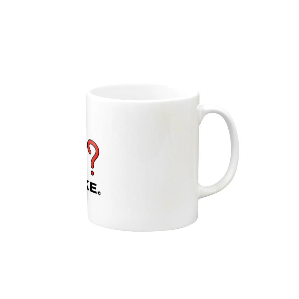 栗山工房のワニ助 Mug :right side of the handle