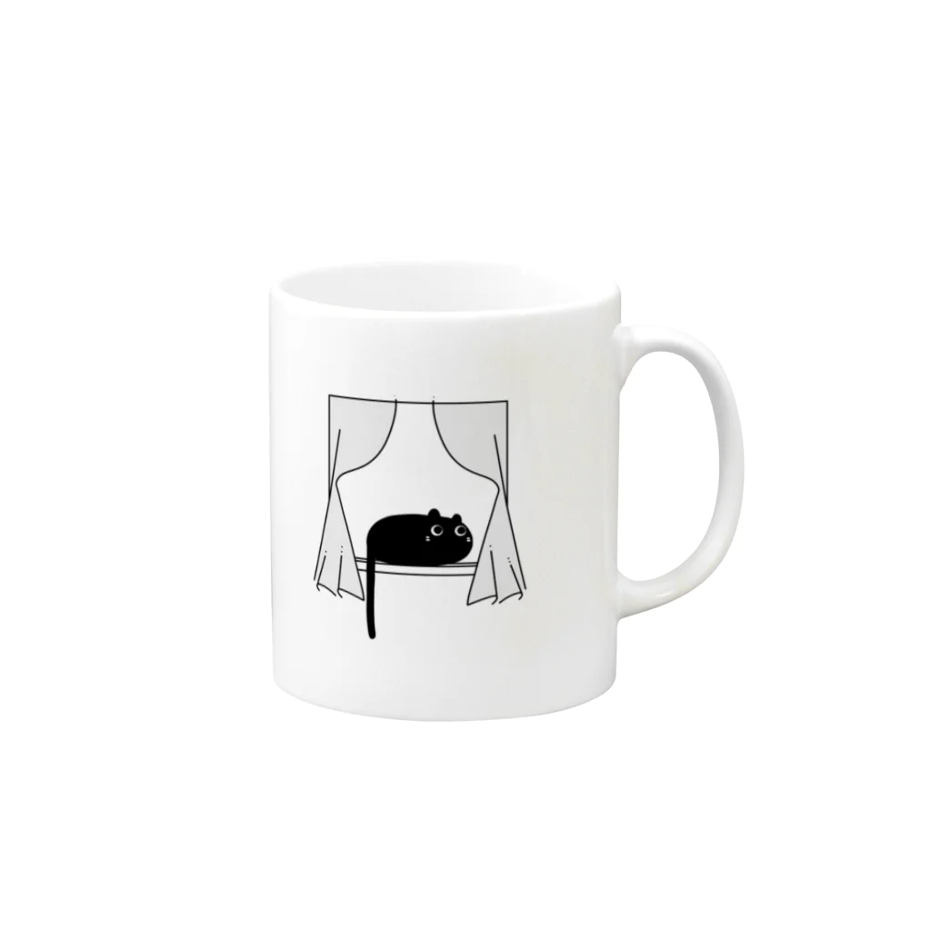 めんづくりの窓 Mug :right side of the handle