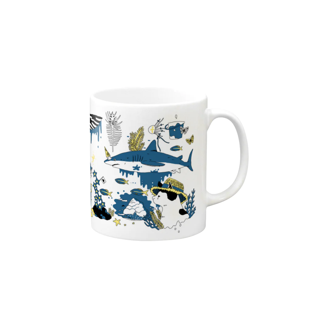 めいりの夏海 Mug :right side of the handle