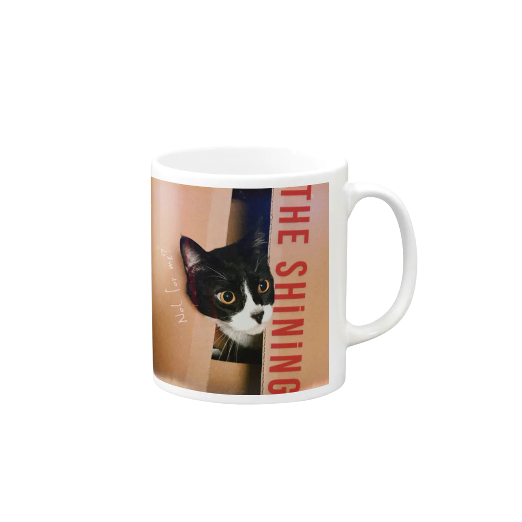 Hachi_urのHachi「THE SHiNiNG」 Mug :right side of the handle