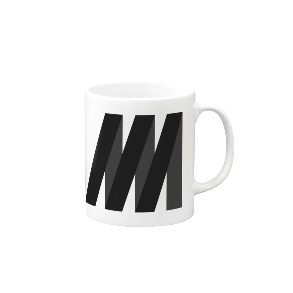 funnydreamerのトリプルエー Mug :right side of the handle