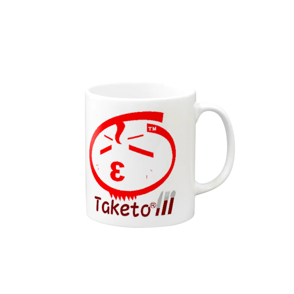 take2のtake2グッズ Mug :right side of the handle