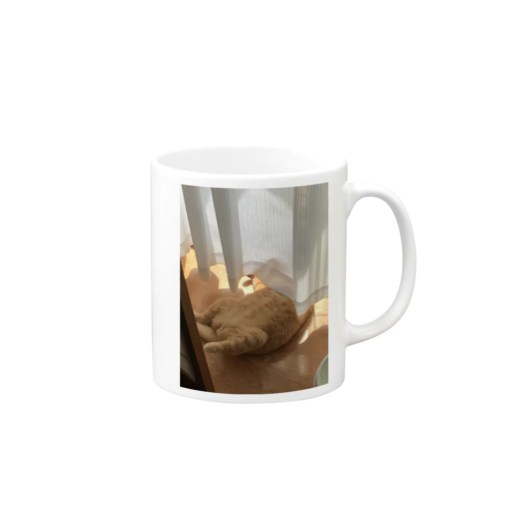 ShonPeeのShion is sleeping Mug :right side of the handle