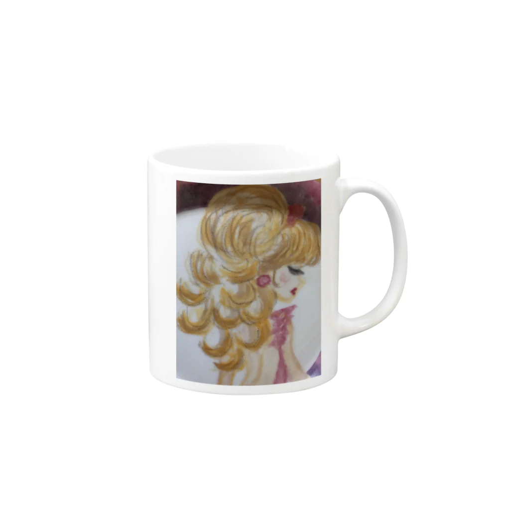 べにのへやのツンデレ Mug :right side of the handle