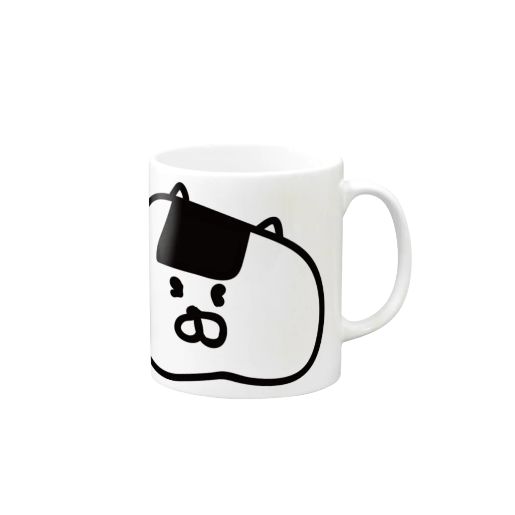 OMUSUBI STOREのOMUSUBINEKO マグカップ Mug :right side of the handle