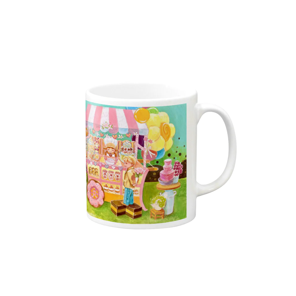 novanorArtのSweetHeart Mug :right side of the handle